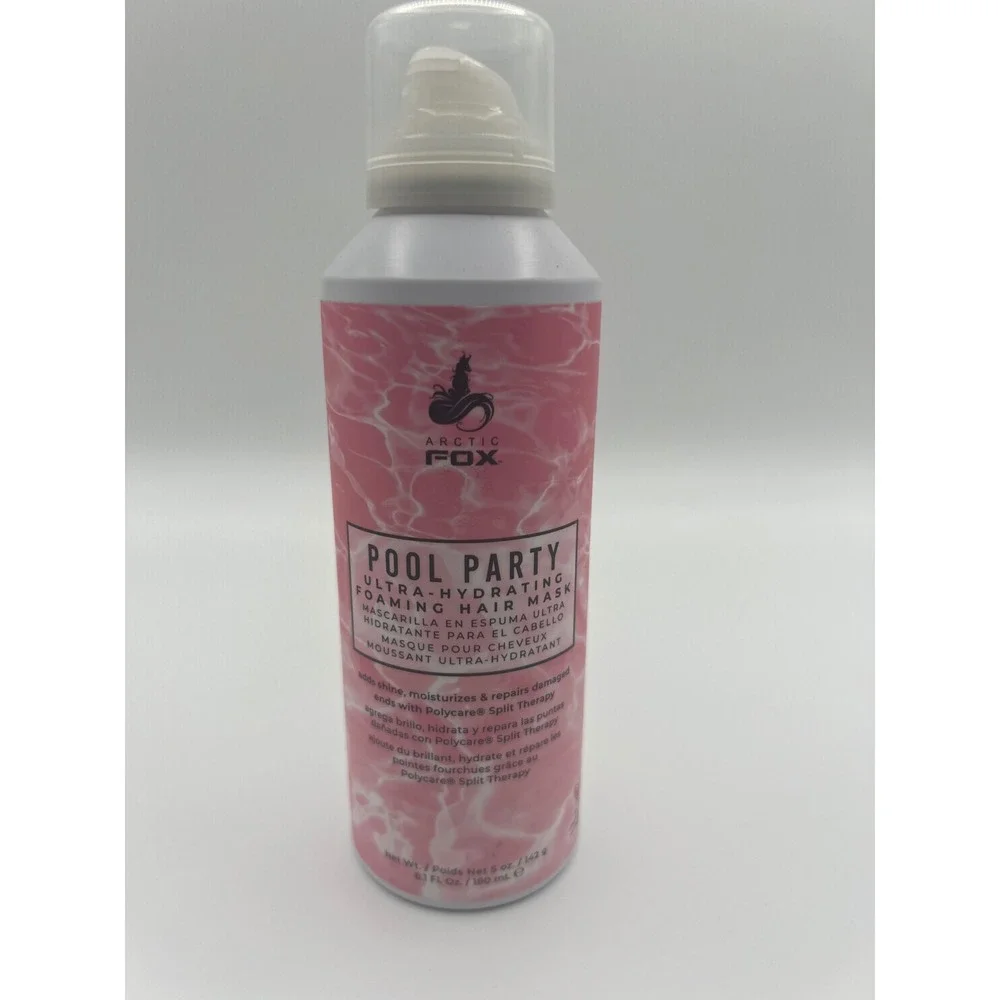 Arctic Fox Pool Party Ultra-Hydrating Foaming Hair Mask 5oz Repair Shine Mask